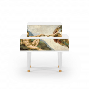 Sideboard - STORYZ - NS1 The Creation of Adam - White