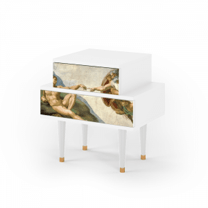 Sideboard - STORYZ - NS1 The Creation of Adam - White
