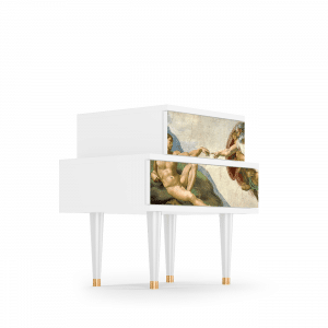 Sideboard - STORYZ - NS1 The Creation of Adam - White