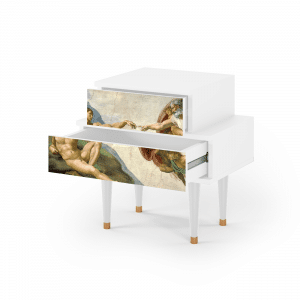 Sideboard - STORYZ - NS1 The Creation of Adam - White