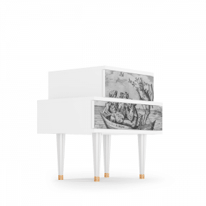 Sideboard - STORYZ - NS1 Blau Schuyte - White