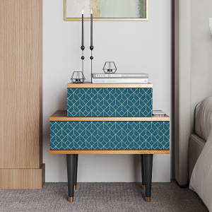 Sideboard - STORYZ - NS1 Turquoise Geometry - Walnut