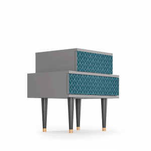 Sideboard - STORYZ - NS1 Turquoise Geometry - Grey