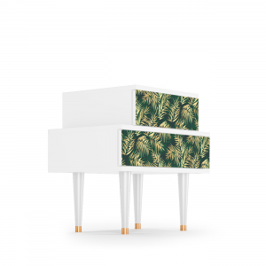 Sideboard - STORYZ - NS1 Turquoise Geometry - White