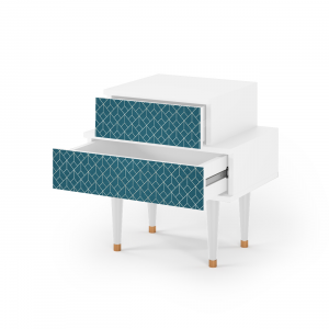 Sideboard - STORYZ - NS1 Turquoise Geometry - White