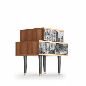 Sideboard - STORYZ - NS1 Castle with Bridge - Walnut