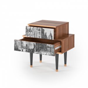 Sideboard - STORYZ - NS1 Castle with Bridge - Walnut