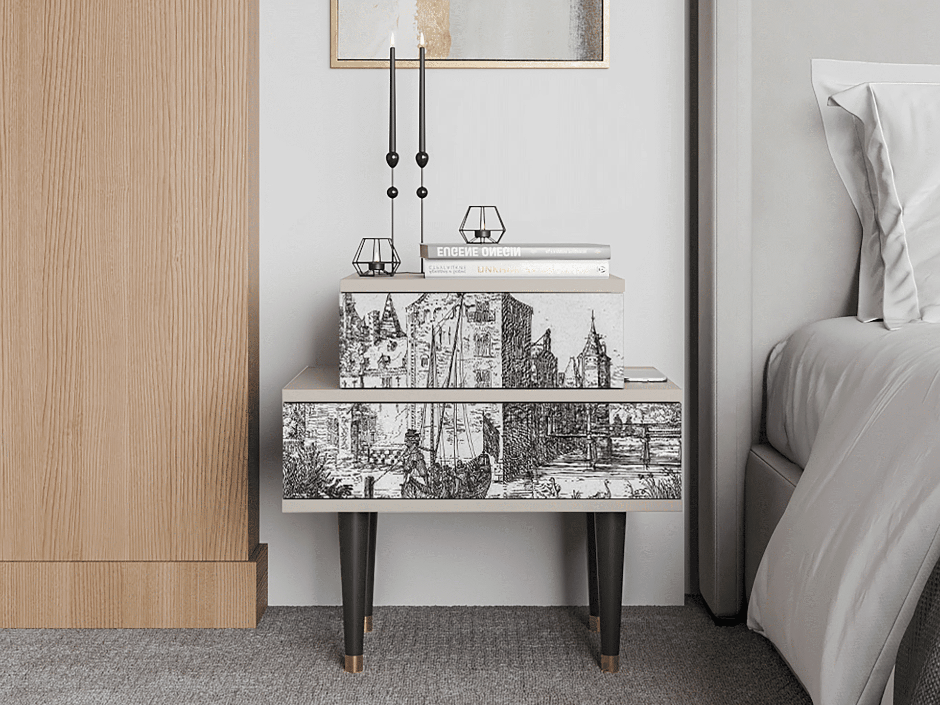 Sideboard - STORYZ - NS1 Castle with Bridge - Sand Sideboard - STORYZ - NS1 Castle with Bridge - Sand