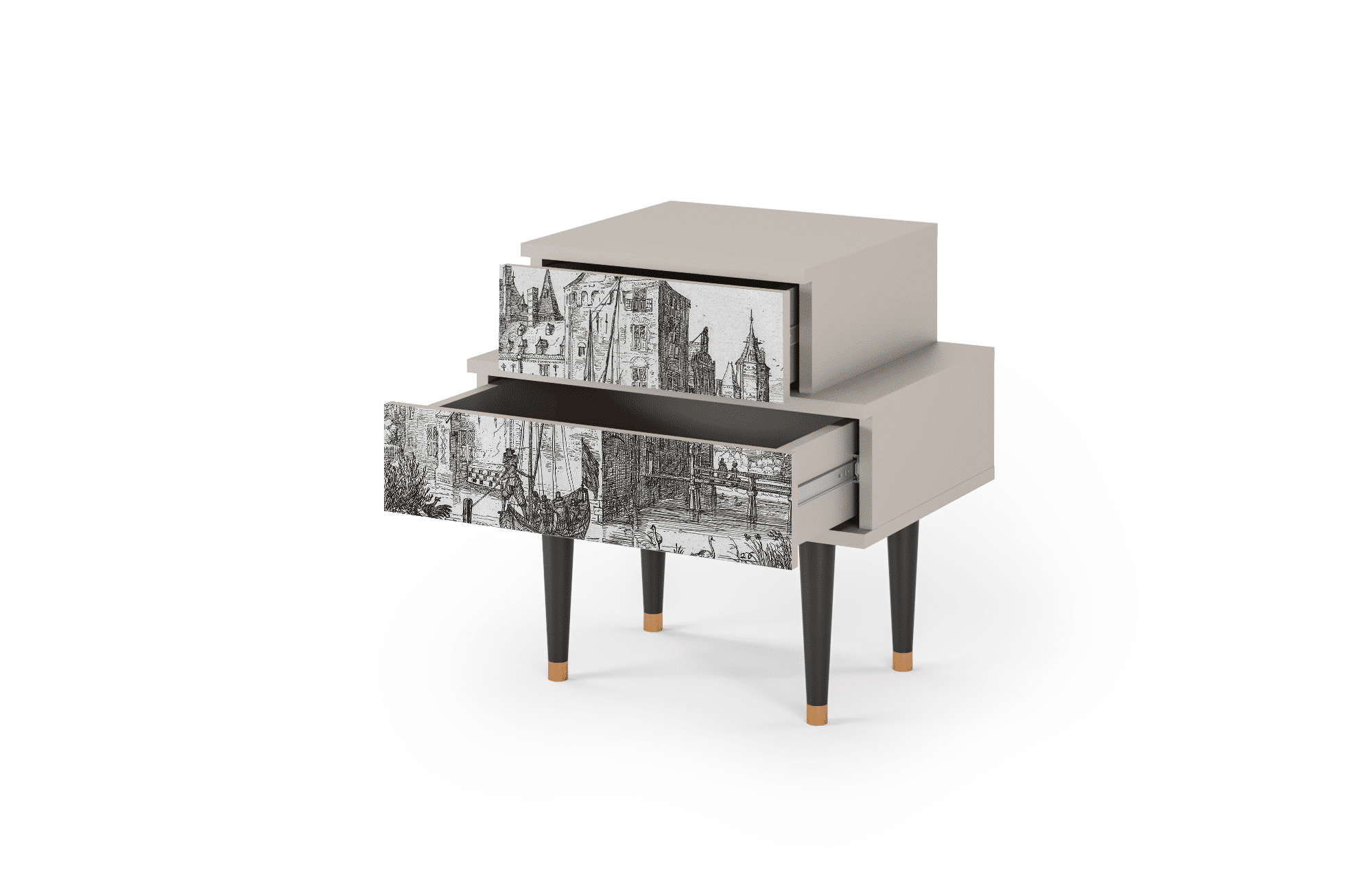 Sideboard – STORYZ – NS1 Castle with Bridge – Sand Sideboard - STORYZ - NS1 Castle with Bridge - Sand