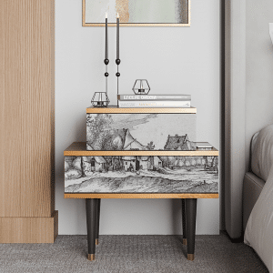 Sideboard - STORYZ - NS1 Farms in a Village - Walnut