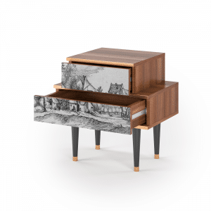 Sideboard - STORYZ - NS1 Farms in a Village - Walnut