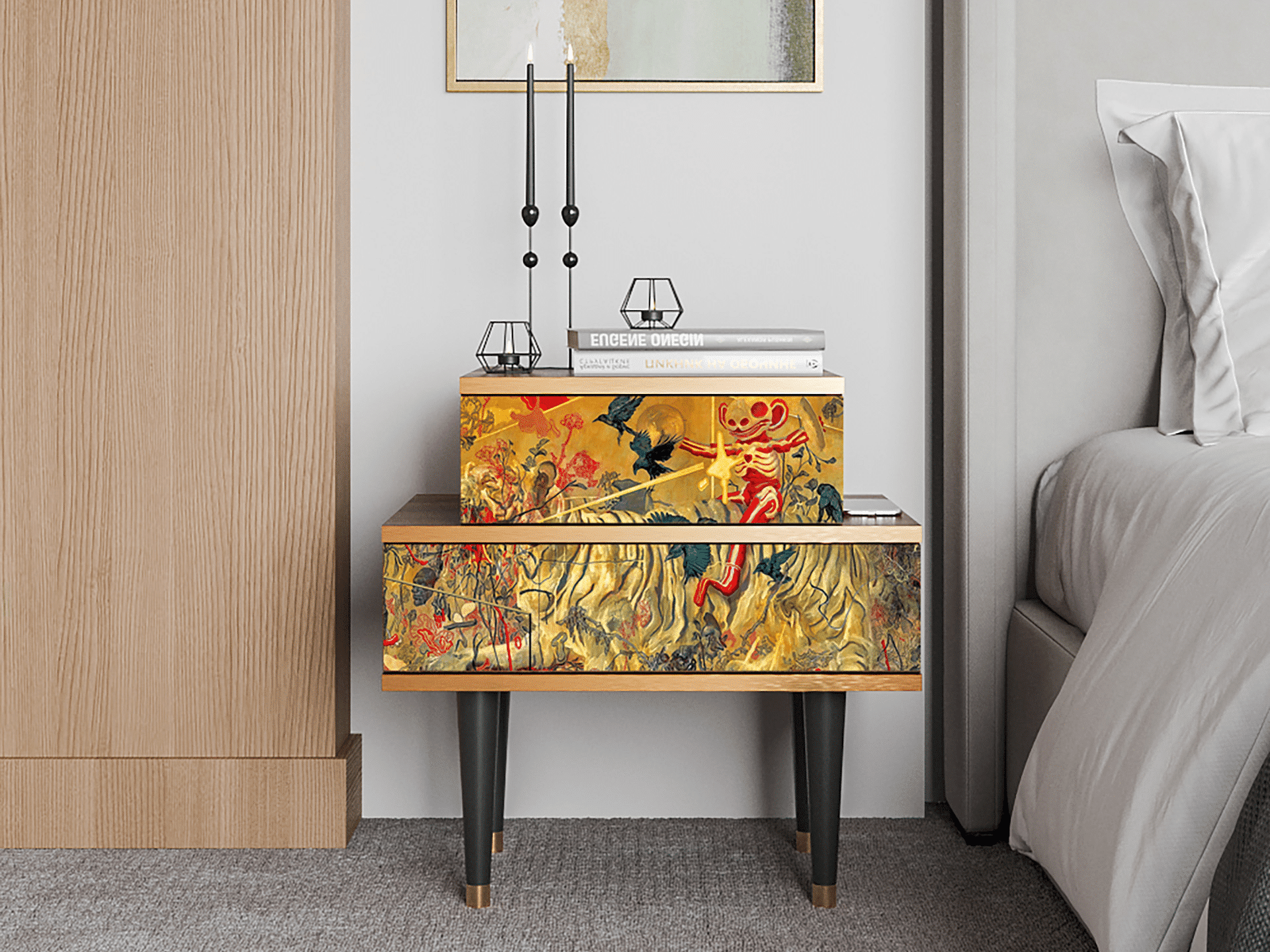 Sideboard - STORYZ - NS1 Blood by James Jean - Walnut