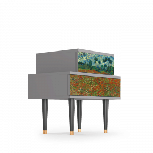 Sideboard - STORYZ - NS1 Poppy field by van Gogh - Grey