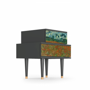 Sideboard - STORYZ - NS1 Poppy field by van Gogh - Antracite