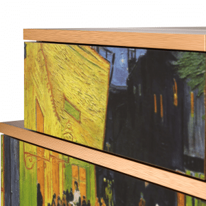 Sideboard - STORYZ - NS1 Café Terrace at Night - Walnut