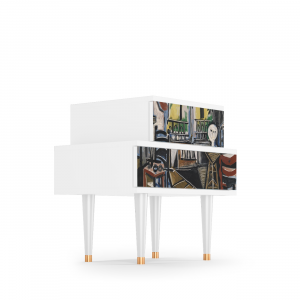 Sideboard - STORYZ - NS1 Still Life with Flowers - White