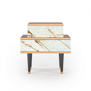 Sideboard - STORYZ - NS1 Sandy Marble - Walnut