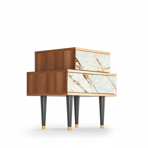 Sideboard - STORYZ - NS1 Sandy Marble - Walnut
