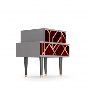 Sideboard - STORYZ - NS1 Velvet 1920's - Grey
