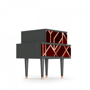 Sideboard - STORYZ - NS1 Velvet 1920's - Antracite