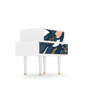 Sideboard - STORYZ - NS1 Aquamarine Getsby - White