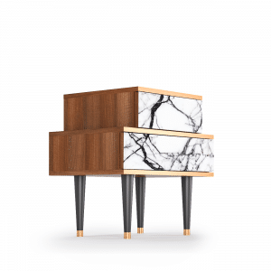 Sideboard - STORYZ - NS1 Raven Marble - Walnut