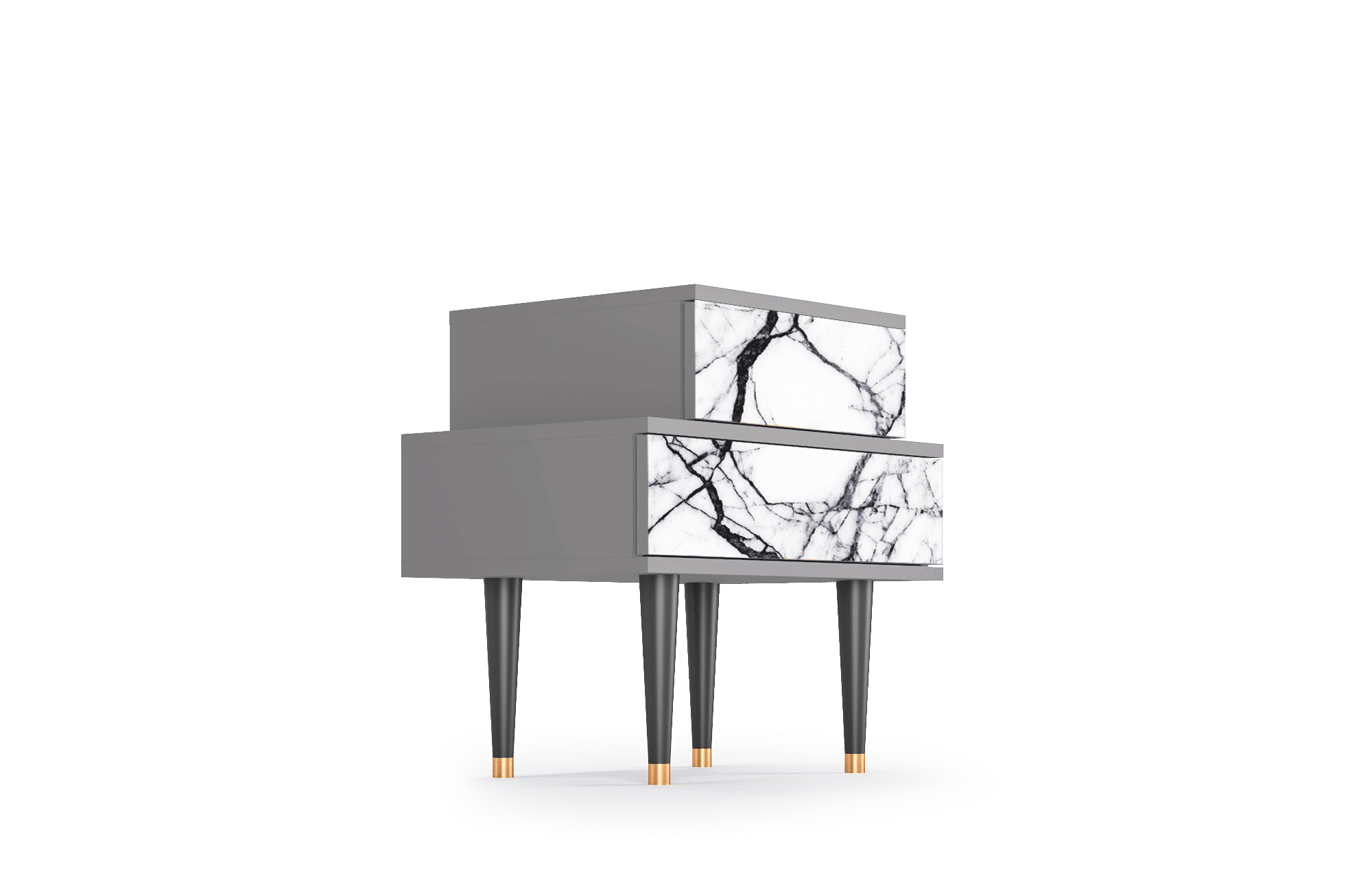 Sideboard – STORYZ – NS1 Raven Marble – Grey Sideboard - STORYZ - NS1 Raven Marble - Grey