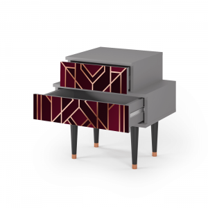 Sideboard - STORYZ - NS1 Burgundy Jewelery - Grey