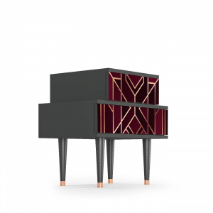 Sideboard - STORYZ - NS1 Burgundy Jewelery - Antracite