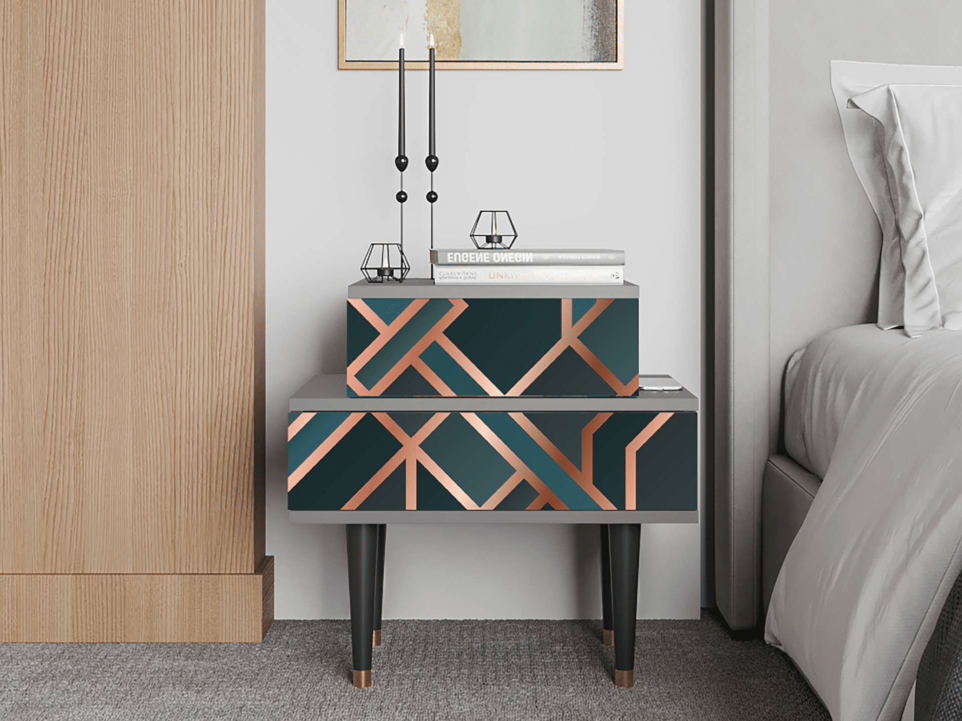 Sideboard - STORYZ - NS1 Bronze Crossroad - Grey Sideboard - STORYZ - NS1 Bronze Crossroad - Grey