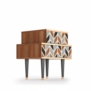 Sideboard - STORYZ - NS1 Beige Laure - Walnut