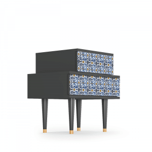 Sideboard - STORYZ - NS1 Lovely Cornflowers - Antracite