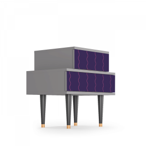Sideboard - STORYZ - NS1 Grape Maccaroni - Grey