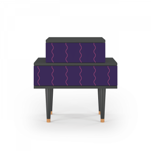 Sideboard - STORYZ - NS1 Grape Maccaroni - Antracite