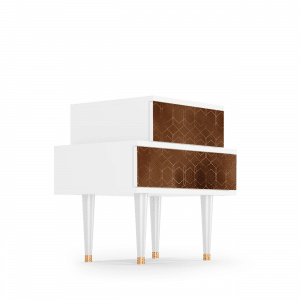 Sideboard - STORYZ - NS1 Golden Waves - White
