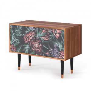 Sideboard - STORYZ - S1 Dark Peonies - Walnut