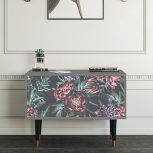 Sideboard - STORYZ - S1 Dark Peonies - Grey
