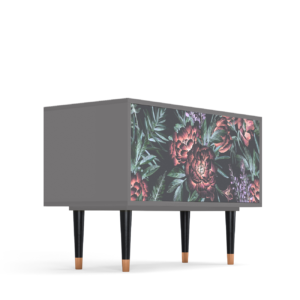 Sideboard - STORYZ - S1 Dark Peonies - Grey