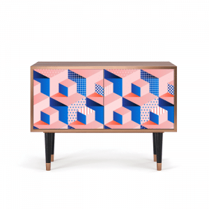 Sideboard - STORYZ - S1 Pinky Squares - Walnut