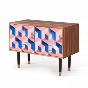 Sideboard - STORYZ - S1 Pinky Squares - Walnut