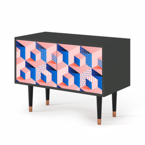 Sideboard - STORYZ - S1 Pinky Squares - Antracite