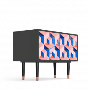 Sideboard - STORYZ - S1 Pinky Squares - Antracite