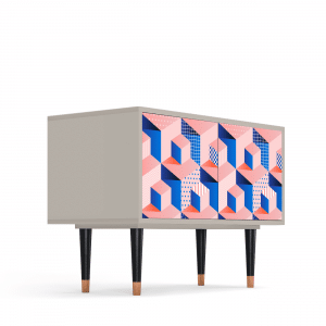Sideboard - STORYZ - S1 Pinky Squares - Sand