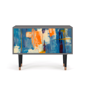 Sideboard - STORYZ - S1 Abstract Expressionism - Grey