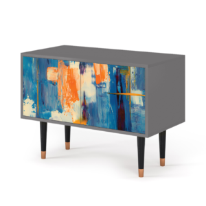 Sideboard - STORYZ - S1 Abstract Expressionism - Grey