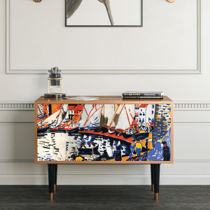 Sideboard - STORYZ - S1 Le Séchage des voiles  - Walnut
