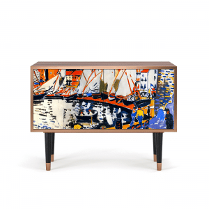Sideboard - STORYZ - S1 Le Séchage des voiles  - Walnut