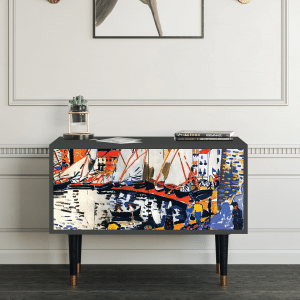 Sideboard - STORYZ - S1 Le Séchage des voiles  - Antracite