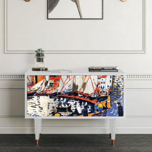 Sideboard - STORYZ - S1 Le Séchage des voiles  - White