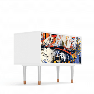 Sideboard - STORYZ - S1 Le Séchage des voiles  - White